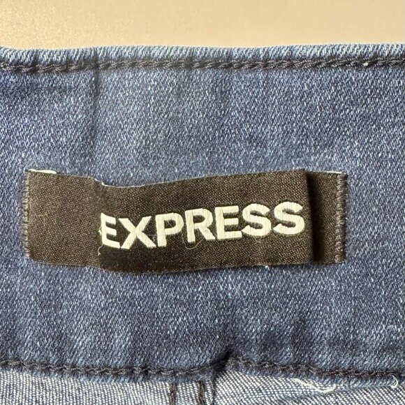 Express Super High Rise Ankle Legging Jeans – Size 6L | Stretch+ Denim Perfect - Picture 8 of 10